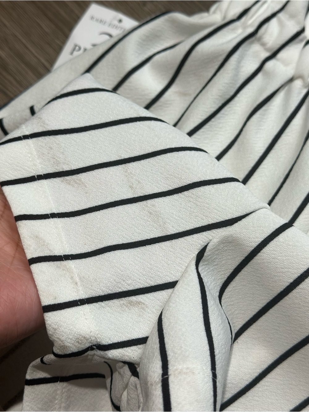 Rare Editions White and Black Striped 2-Piece Girls Set - Picture 10 of 16